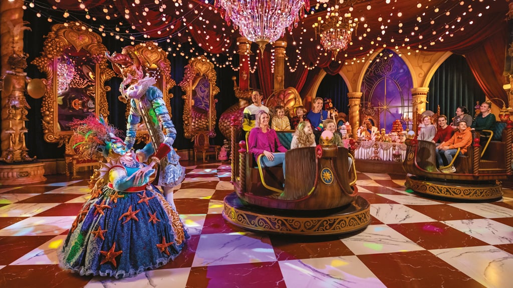 Inside the Symbolica dark ride at Efteling